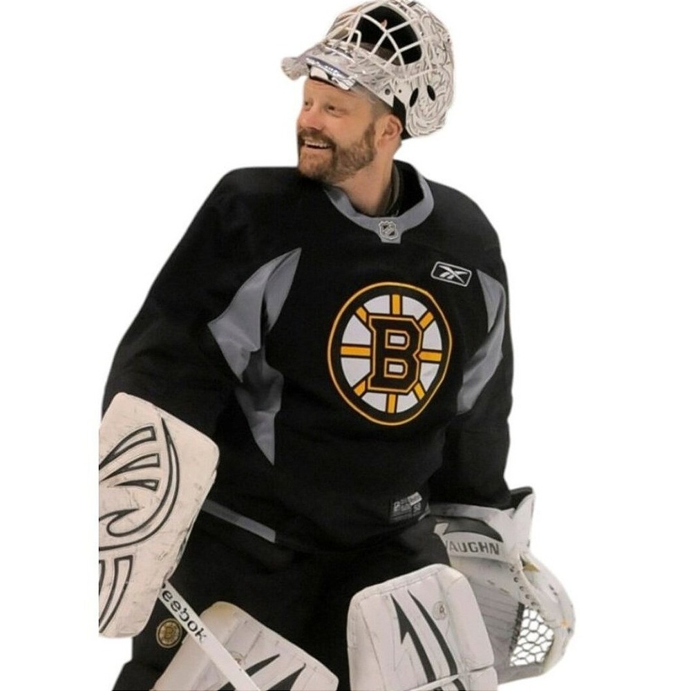 Reebok Boston Bruins Hockey Jersey Mens XXL Black NHL Practice Blokecore